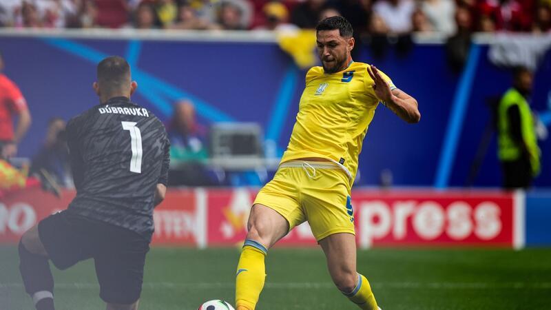 Schoss die Ukraine zum Sieg: Roman Jaremtschuk (r).