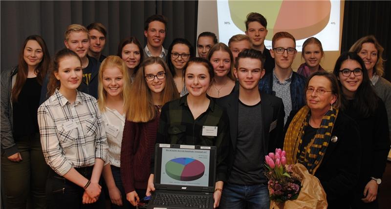 Schülerinnen und Schüler der Halepaghen-Schule haben in Kooperation mit dem Wirtschaftsförderungsverein Buxtehude 255 Personen in der Innenstadt zum Thema „Online oder stationär: Wie ist das Einkaufsverhalten in Buxtehude?“ befragt. Ihre Er