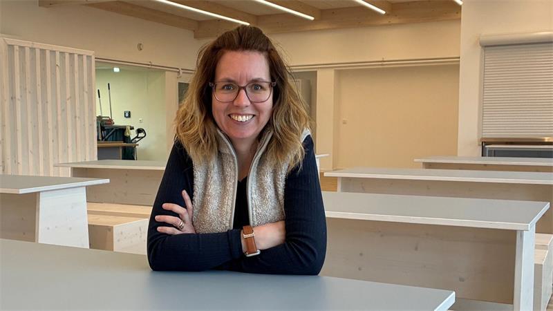 Schulleiterin Verena Marx-Dieckmann: „Wir möchten Raum für Begegnungen von außerhalb schaffen.“