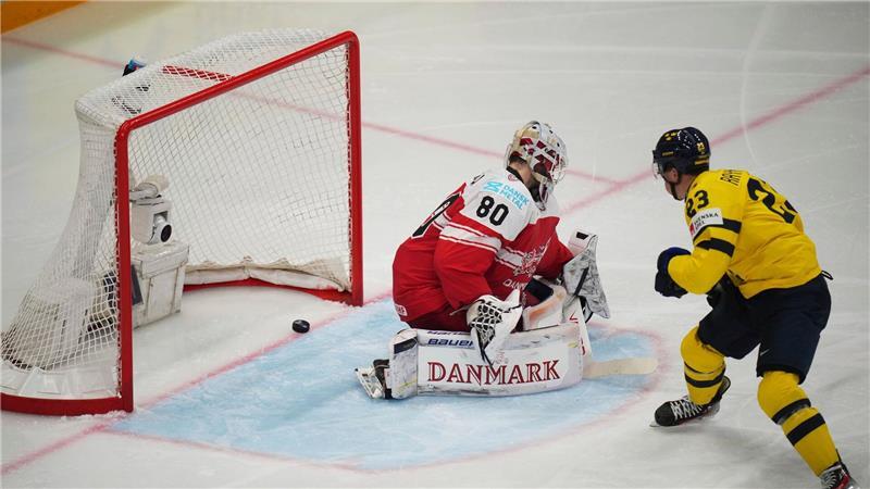 USA nach Verlängerungs-Krimi Eishockey-Weltmeister Schweden bezwingt Überraschungsteam Dänemark im Spiel um Platz drei.