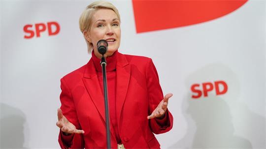 Schwesig will ihre Arbeit als Ministerpräsidentin in MV fortsetzen.