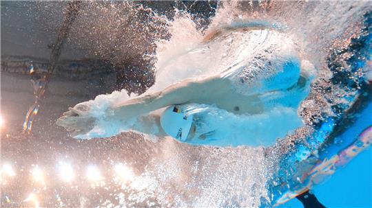 Schwimmen, Weltmeisterschaft, Männer, Freistil, 800m, Finale: Sven Schwarz aus Deutschland in Aktion.