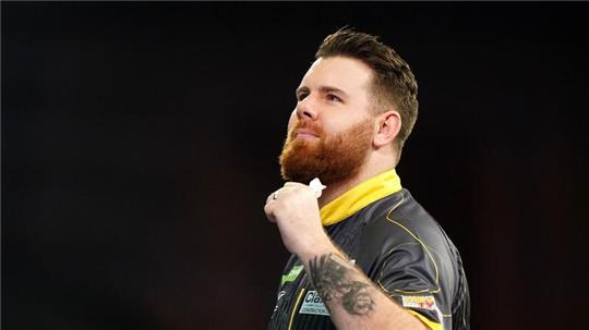 Scott Williams steht im Viertelfinale der Darts-WM in London.