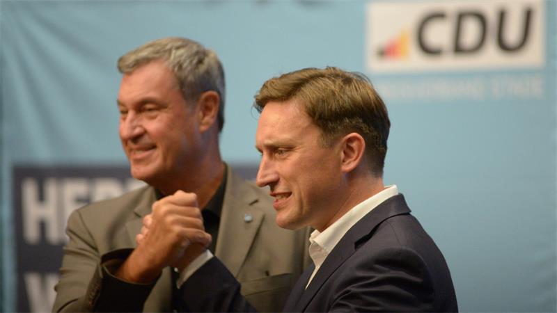 CDU: Niedersachsen blockiert Milliarden-Investition in Kernfusion in Stade Sebastian Lechner - hier mit Bayerns Ministerpräsident Markus Söder - attackiert die Landesregierung. Sie habe Zukunftstechnologie in Stade verhindert.