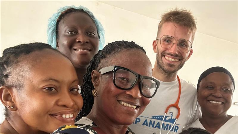 Sechs Monate war Dr. Ralf Lünstedt mit der humanitären Hilfsorganisation Cap Anamur in Freetown im Einsatz.