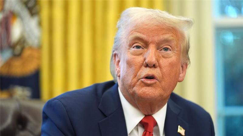 Sein Vorgänger, Joe Biden, habe nie um Geld gebeten, sagt US-Präsident Donald Trump.