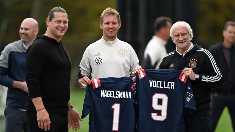 Seine ersten Trainingseinheiten als Bundestrainer absolvierte Nagelsmann in Foxborough. (Archivbild) 