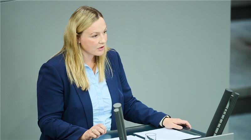 Seit 2025 gehört Vivian Tauschwitz dem Bundestag an und ist Mitglied im Verteidigungsausschuss. (Archivbild)