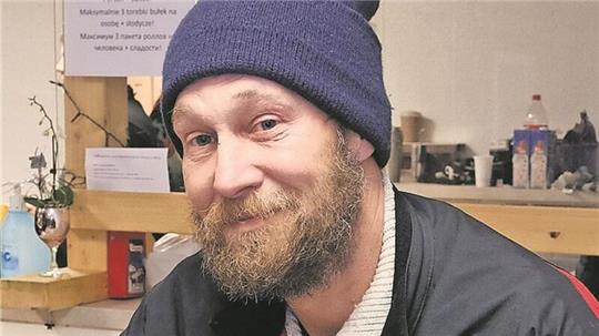 Seit 24 Jahren lebt der 46-jährige Wohnungslose auf der Straße.