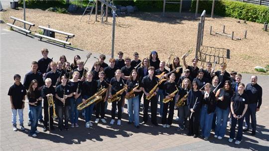 Seit 30 Jahren gibt es die Vincents Bigband. Am 6. Juni spielen die jungen Musiker auf der Stadeum-Bühne.