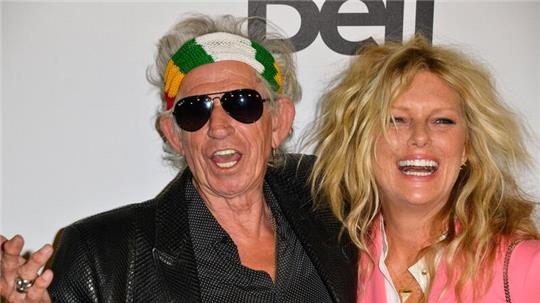 Seit 40 Jahren verheiratet: Keith „Keef“ Richards mit Frau Patti Hansen.