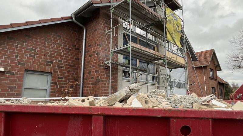 Seit Ende Oktober laufen die Umbauarbeiten am Feuerwehrgerätehaus Mittelnkirchen.