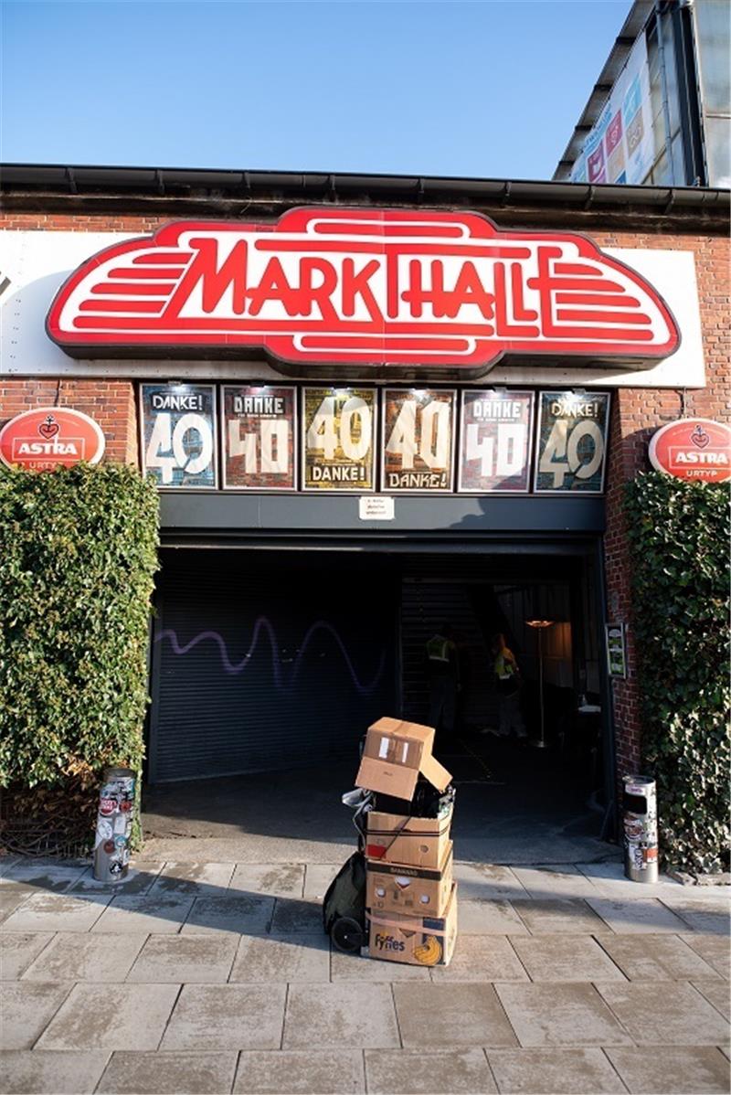Seit November 2020 wurde die Markthalle in Hamburg als Tagesaufenthaltsstätte für Obdachlose genutzt. Foto: dpa-Bildfunk