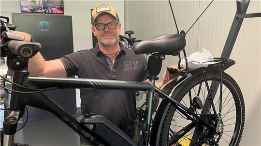 Seit dem 1. Juni betreibt Ralf Koslowski seine Fahrradwerkstatt Velomotiv in Harsefeld.