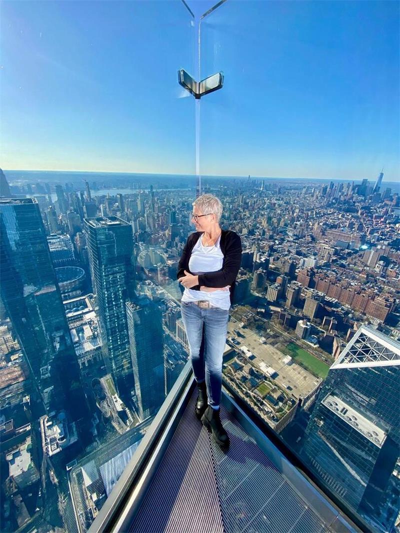 Seit ihrer Brutskrebsdiagnose lebt Mareike Henning noch bewusster und erfüllt sich ihre Träume. Dazu gehörte auch eine Reise nach New York.