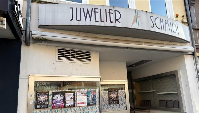 Seit mehreren Jahren steht das Geschäft des Juweliers Schmidt in der Holzstraße nun schon leer.