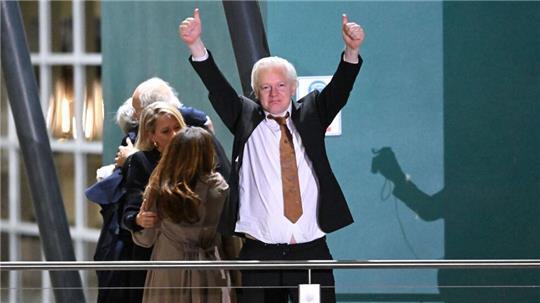 Seit seiner Heimkehr hat Assange sich nicht öffentlich geäußert. (Archivbild)