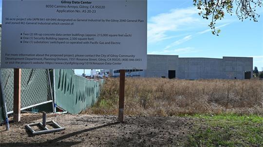 Selbst in der Nachbarschaft des Silicon Valley gibt es im Städtchen Gilroy Widerstand gegen ein Rechenzentrum von Amazon.
