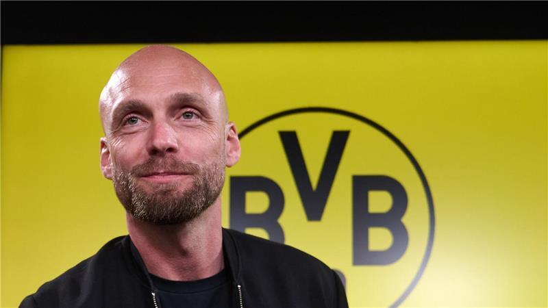 Selbstbewusst bei seinem Herzensclub: Der neue BVB-Sportdirektor Ole Book.