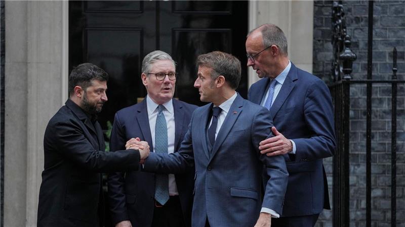 Selenskyj bleibt nach einem Gespräch in London bei seinen roten Linien. 