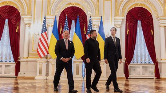 Selenskyj konnte nach dem Besuch der US-Unterhändler nichts Zählbares vorweisen.