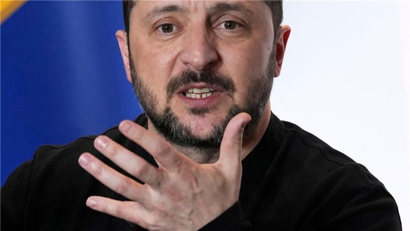 Selenskyj prangert russische Täuschungsmanöver an. (Archivbild)