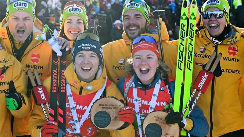 Mehr Flops als Tops: Nur Grotian und Strelow jubeln Selina Grotian und Justus Strelow (beide M) holen einen wichtigen Erfolg für das deutsche Team.