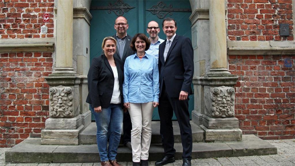 September 2016: Mit dem Team der CDU im Rat – mit Melanie Rost (heute Reinecke),...