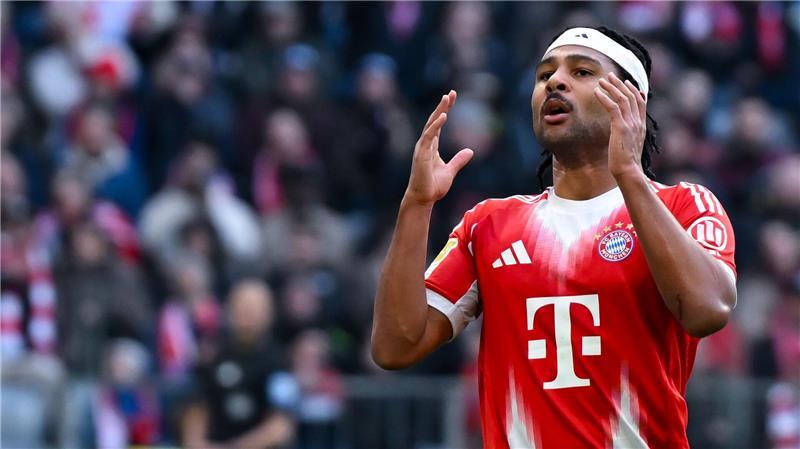 FC Bayern jagt das Triple: „Kakadu macht große Reise“ Serge Gnabry fehlt dem FC Bayern wohl bis zum Saisonende. (Archivbild)