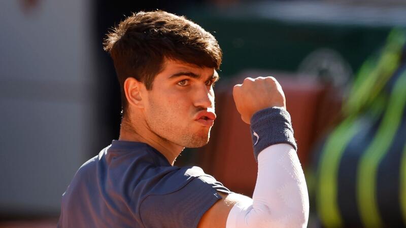 Alcaraz nach Sieg gegen Sinner im French-Open-Finale Setzte sich in fünf Sätzen gegen Jannik Sinner durch: Der Spanier Carlos Alcaraz.