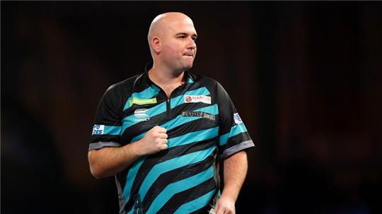 Setzte sich mit 3:0 gegen Thibault Tricole durch: Ex-Weltmeister Rob Cross.