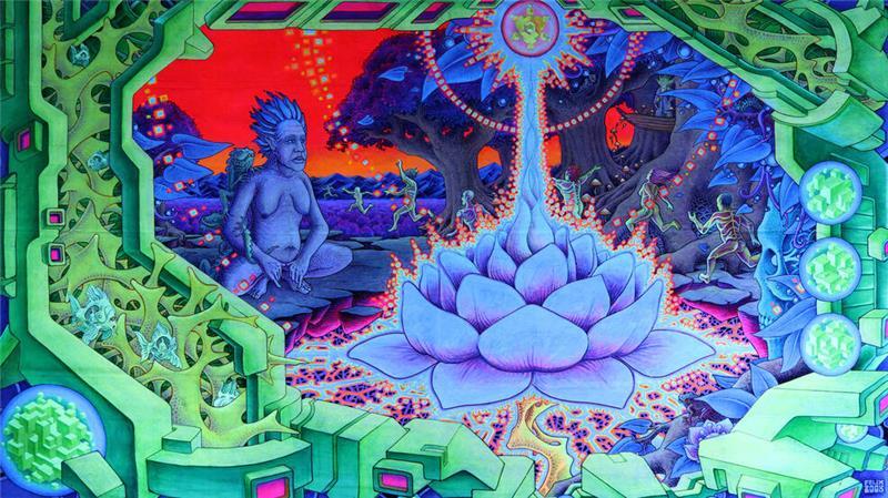 Zwei Apenser heben einen verborgenen Bilderschatz „Shamanism“ ist eines der letzten Werke von Felix Stöver.