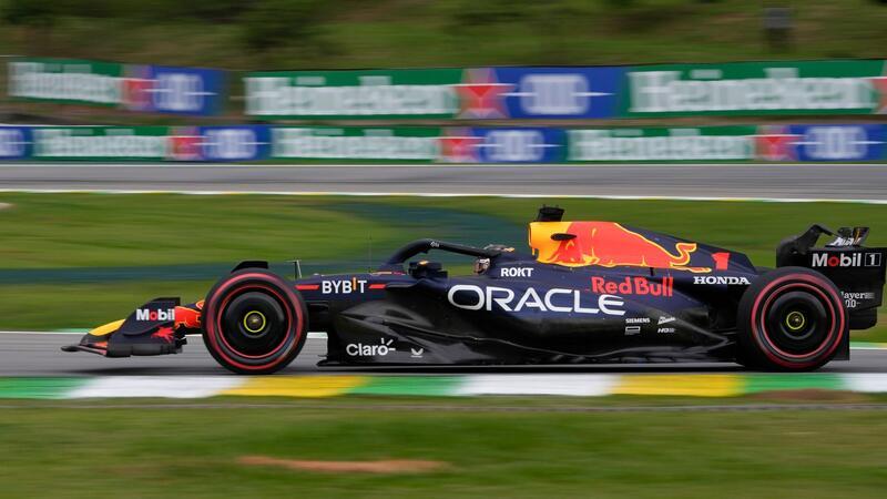 Verstappen holt Brasilien-Pole - Wetterchaos in São Paulo Sicherte sich die Pole Position für den Großen Preis von Brasilien: Max Verstappen.