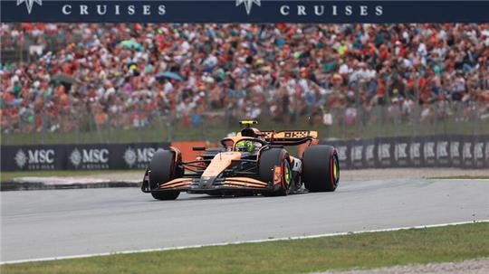 Sicherte sich für das Rennen in Barcelona die Pole Position: Lando Norris.