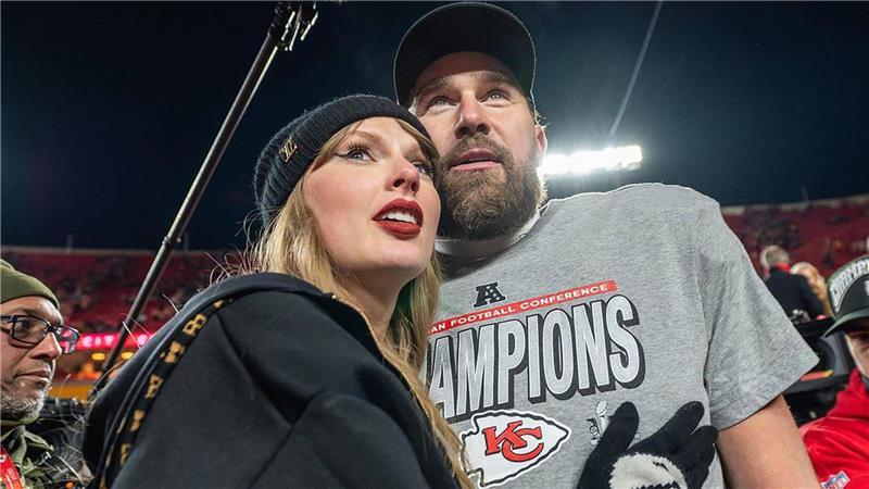 Taylor und Travis - Die Hochzeit des Jahrhunderts? Sie besucht seine Spiele, er ihre Konzerte. (Archivbild)