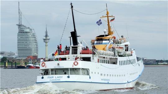 Sie fährt wieder von Bremerhaven nach Helgoland: Die „Fair Lady“ ist ab Freitag im Einsatz.