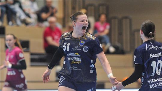 Sie kann auch Angriff: Lin Lück glänzte in der zweiten Halbzeit mit wuchtigen Abschlüssen.