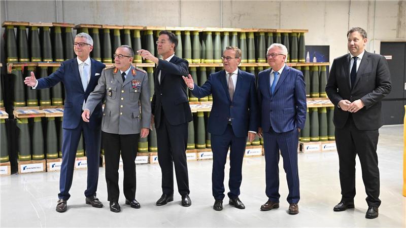 Sie kann bis zu 40 Kilometer weit geschossen werden: Artilleriemunition von Rheinmetall.