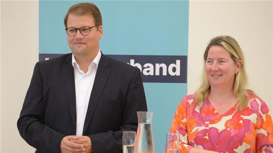 Sie kommen aus demselben Stadtverband und hätten sich gegenseitig die Stimmen weggenommen: Alexander Krause und Birgit Butter.