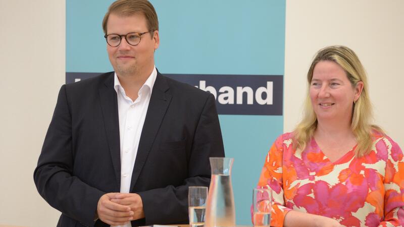 Sie kommen aus demselben Stadtverband und könnten sich gegenseitig die Stimmen wegnehmen: Alexander Krause und Birgit Butter.