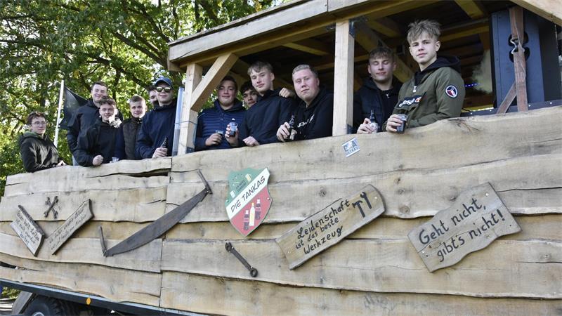 Sie lieben flotte Sprüche: Die Jugendlichen aus Deinste.