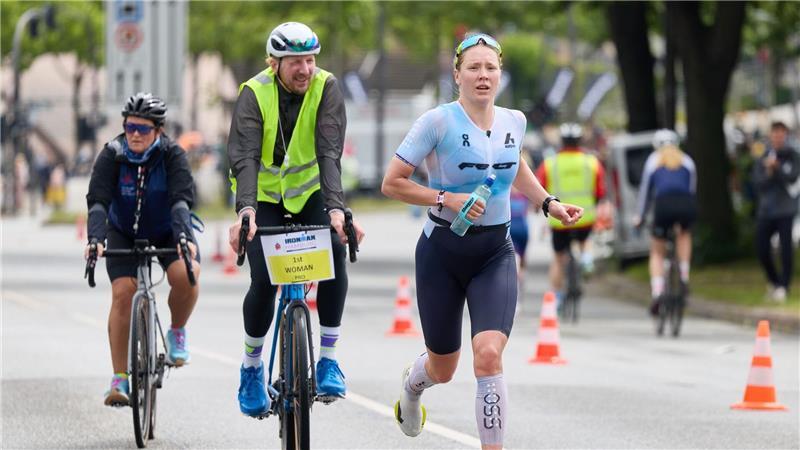 Sie war die Schnellste: die neue Ironman-Europameisterin Solveig Løvseth.  