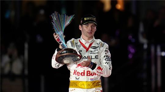 Sieg in Las Vegas: Die nächste Trophäe für Max Verstappen.