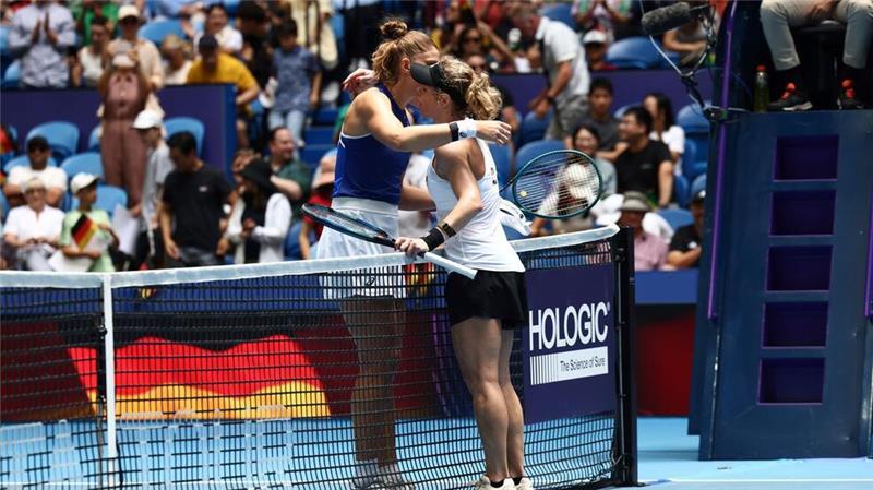Deutsches Tennis-Team feiert Auftaktsieg beim United Cup Siegemund gelang ein unerwarteter Erfolg gegen Beatriz Haddad Maia.