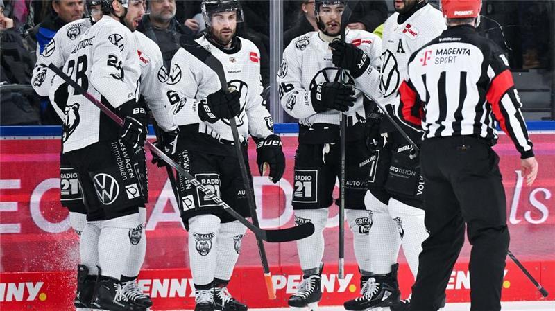 Sieger im Nordduell: Die Grizzlys Wolfsburg aus der Deutschen Eishockey Liga.