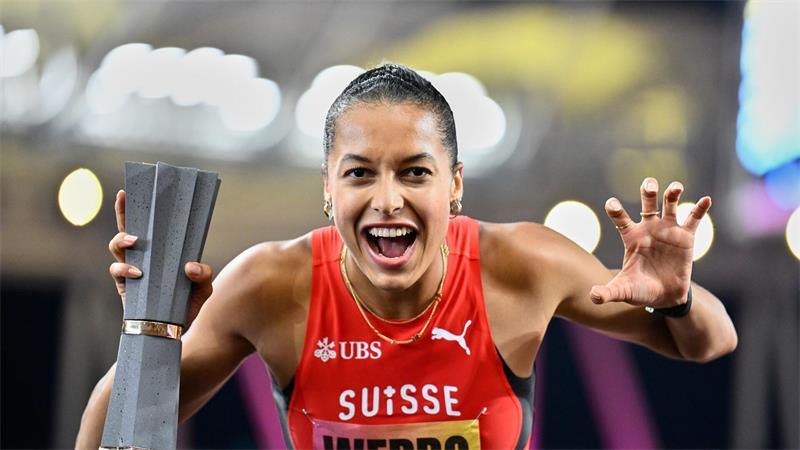 Siegerin über 800 Meter: Die Schweizerin Audrey Werro.