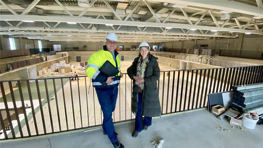 Siegfreid Stein und Stadtbaurätin Michaela Springhorn.