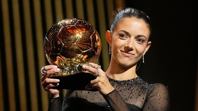 Zum achten Mal: Weltmeister Messi gewinnt Ballon d’Or Siegte bei den Frauen: Spaniens Weltmeisterin Aitana Bonmatí.