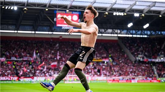 Siegtorschütze in Freiburg: Bayerns Lennart Karl.