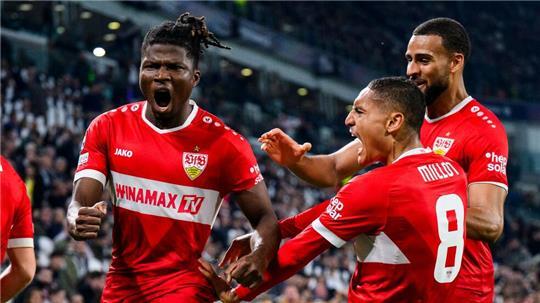 Siegtorschütze in der Nachspielzeit: Stuttgarts eingewechselter El Bilal Touré (l.).